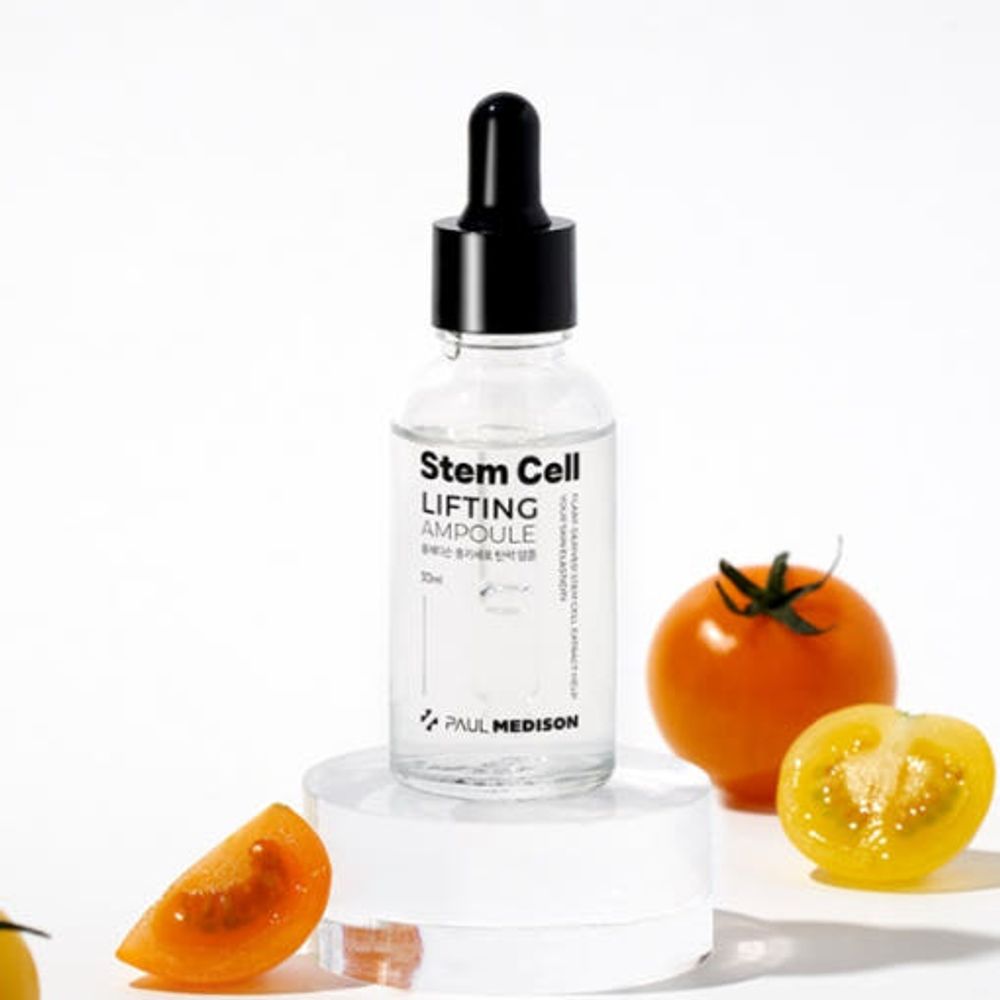 [PAUL MEDISON] Stem Cell Lifting Ampoule 30ml – Allantoin for Soothing & Hydration, Tomato Stem Cells for Anti-Aging & Collagen Boost, Gentle Skin Renewal - Made in Korea